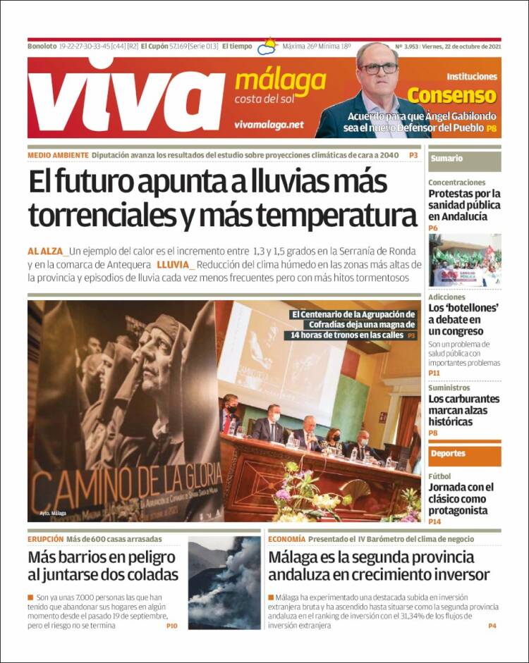 Portada de Viva Málaga (España)