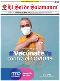 Portada de El Sol de Salamanca (M&eacute;xico)