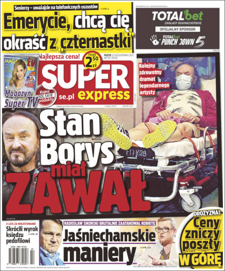 Portada de Super Express (Polonia)