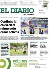 Portada de Diario de la República (Argentina)