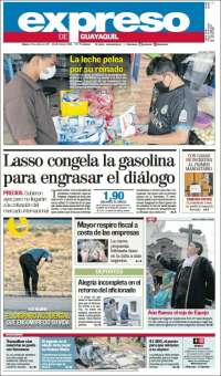 Portada de Expreso (Ecuador)