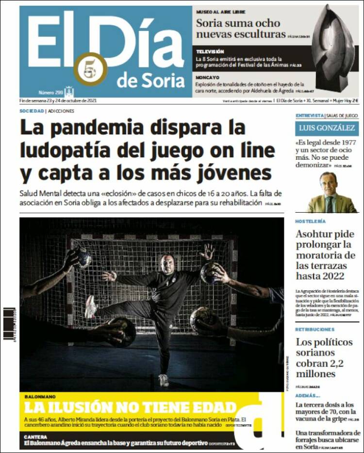 Portada de El Día de Soria (España)