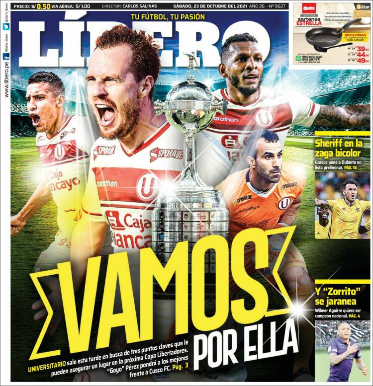 Portada de Líbero (Per&uacute;)