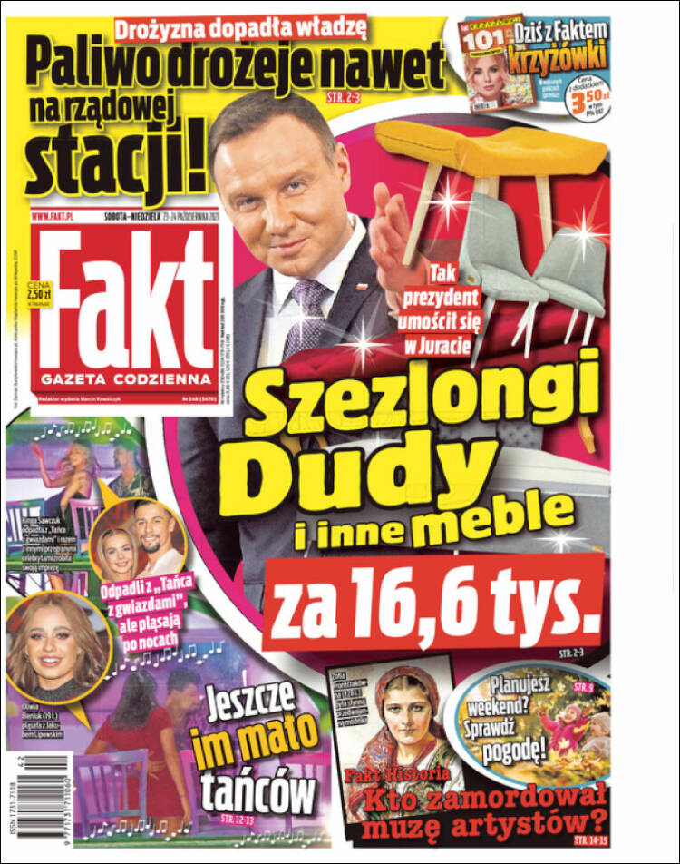 Portada de Fakt (Polonia)