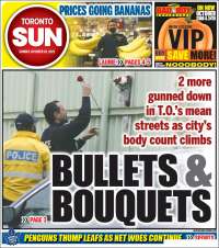 Portada de The Toronto Sun (Canadá)