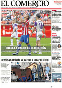 Portada de El Comercio - Gijón (España)