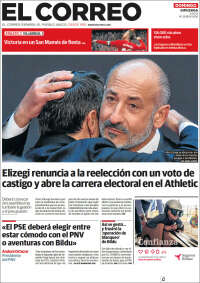 Portada de El Correo - Guipuzcoa (España)