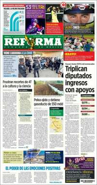 Portada de Reforma (México)