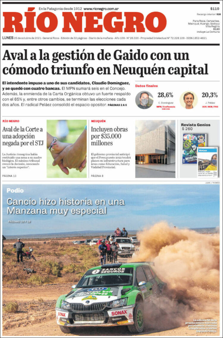 Portada de Rio Negro (Argentina)