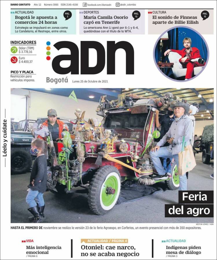 Portada de ADN - Bogotá (Colombia)