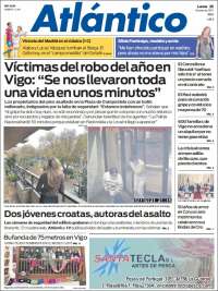 Portada de Atlántico Diario (España)