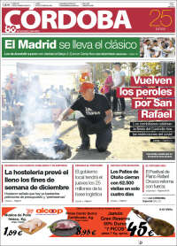 Portada de Diario de Córdoba (España)