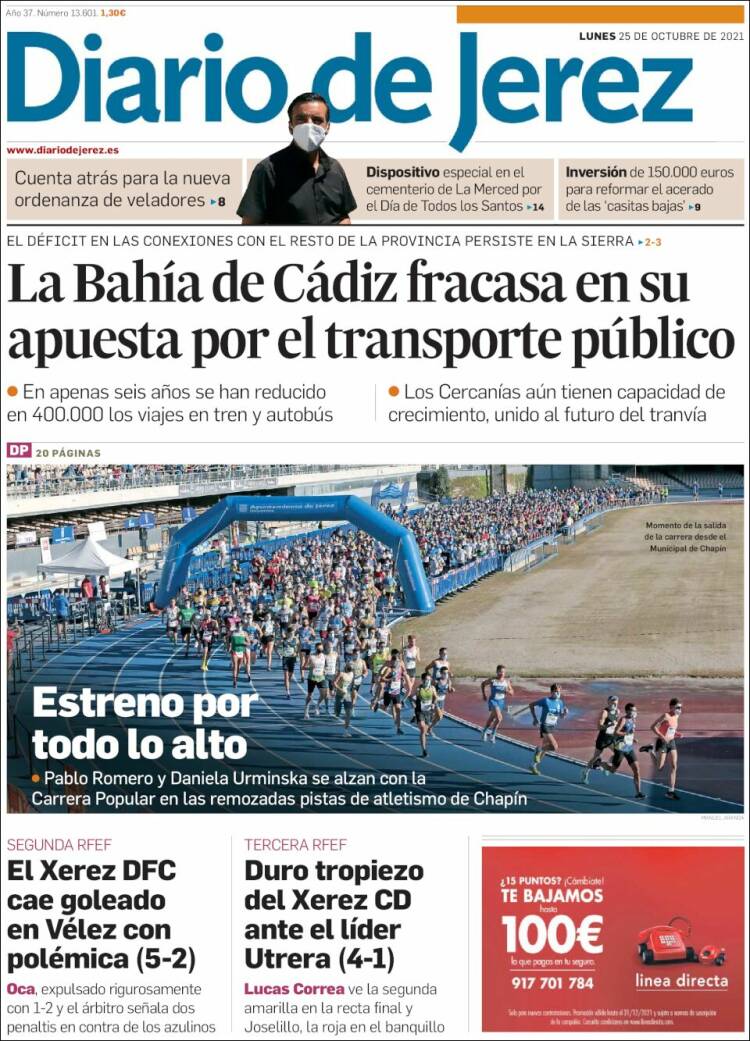 Portada de Diario de Jerez (España)