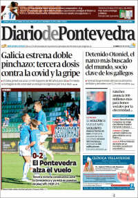 Portada de Diario de Pontevedra (España)