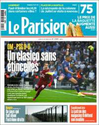 Portada de Le Parisien (Francia)