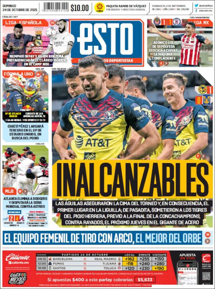 Portada de Esto (M&eacute;xico)