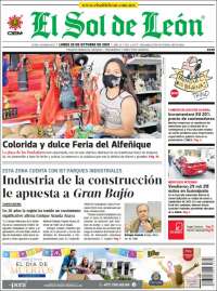 Portada de El Sol de León (M&eacute;xico)