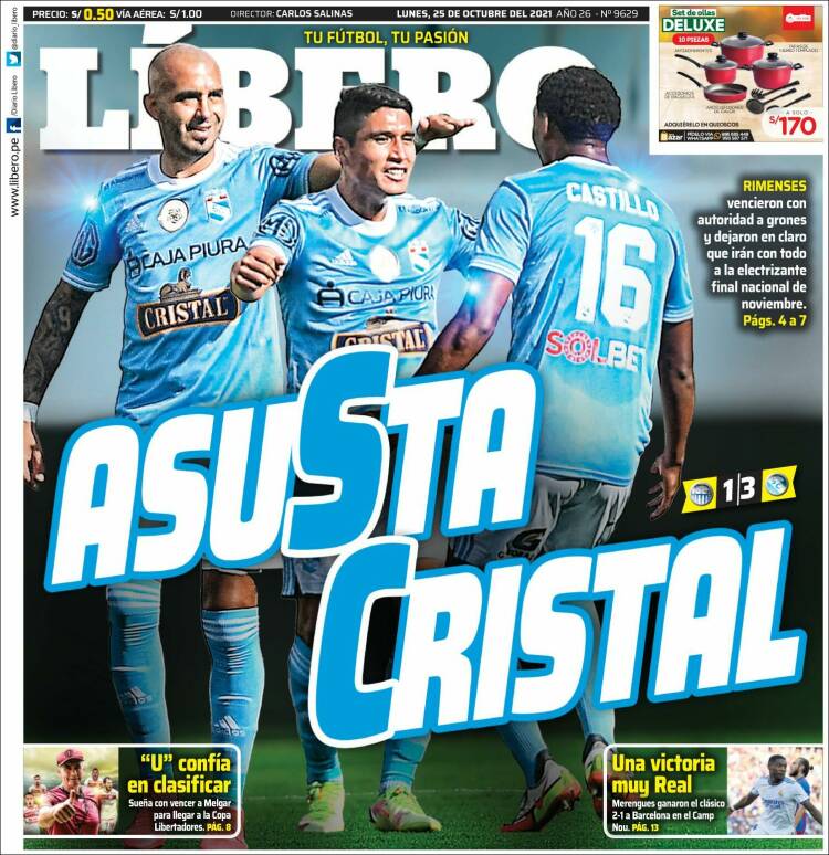 Portada de Líbero (Per&uacute;)