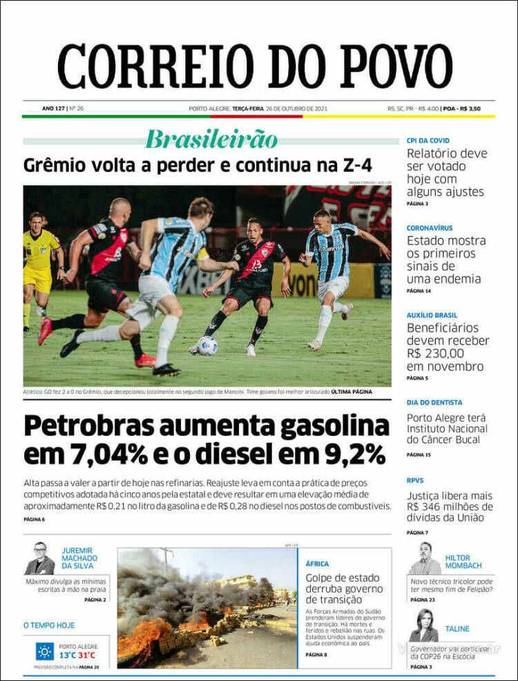 Portada de Correio Do Povo (Brasil)