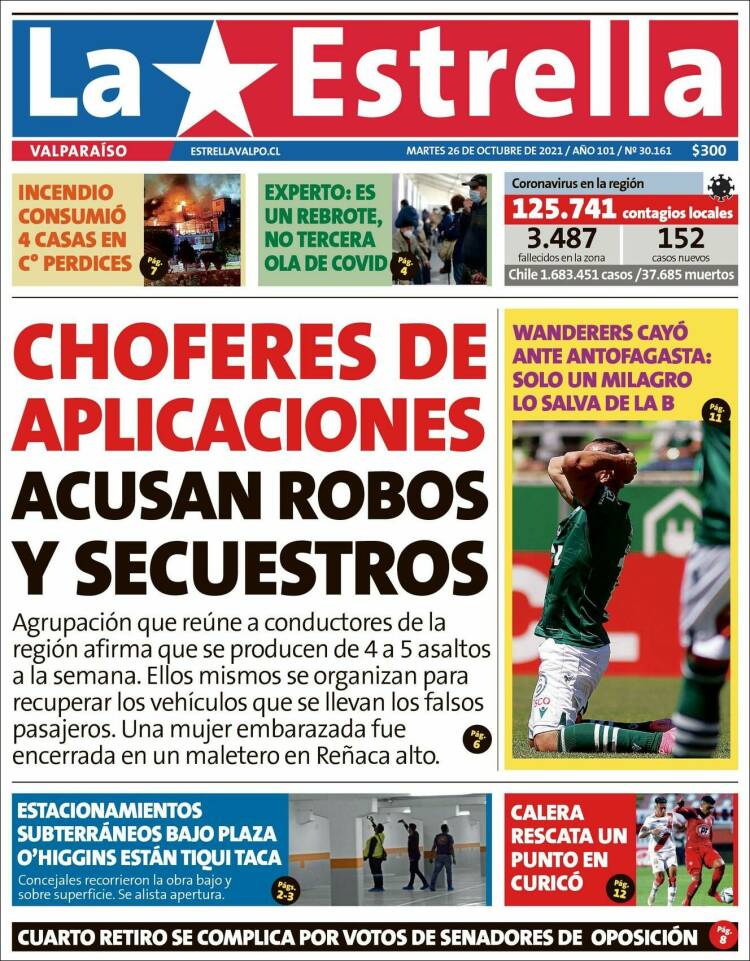 Portada de Estrella de Valparaiso (Chile)