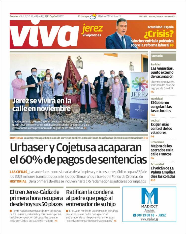 Portada de Información - Jerez (España)