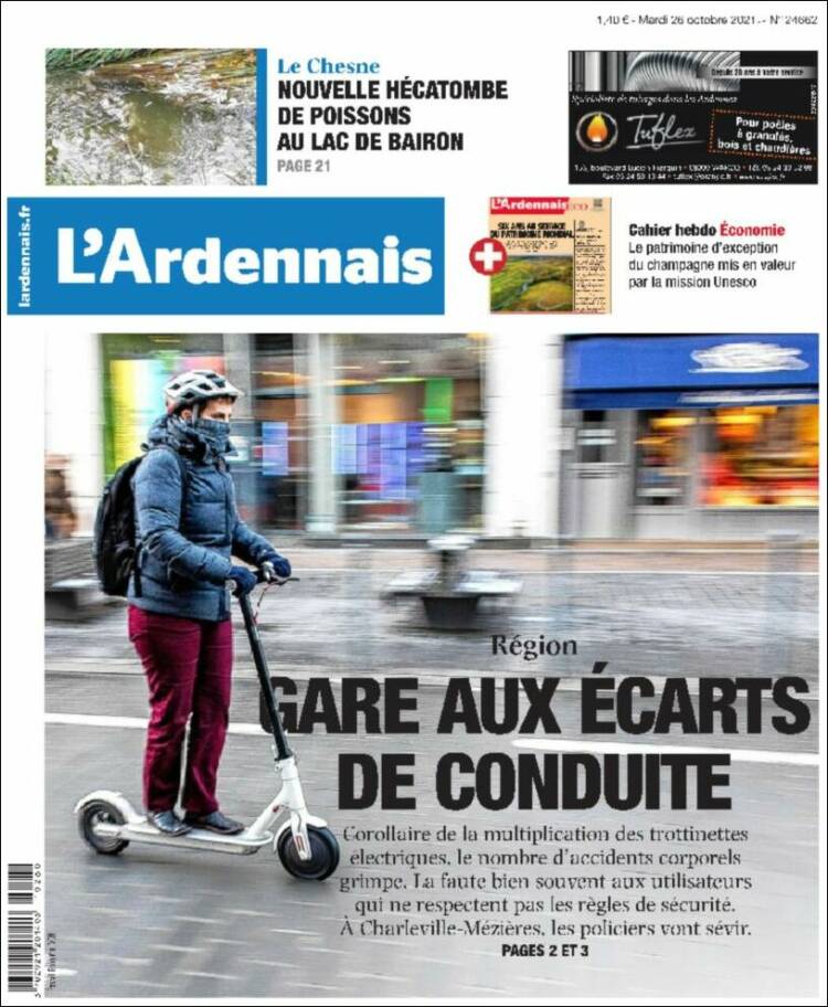 Portada de L'Ardenais (Francia)