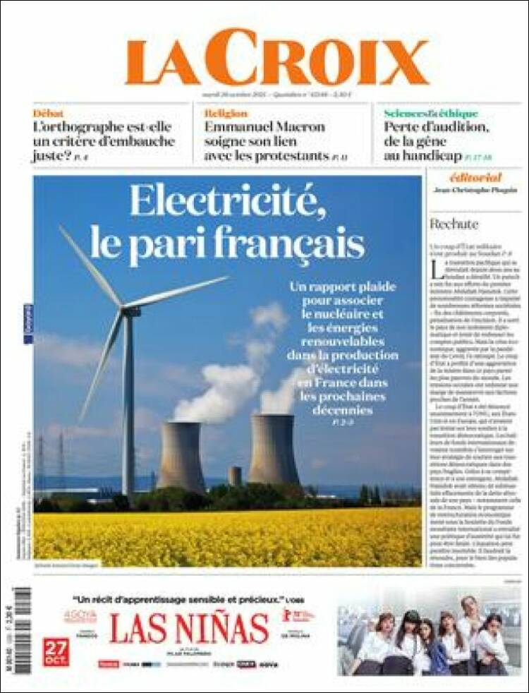 Portada de La Croix (France)
