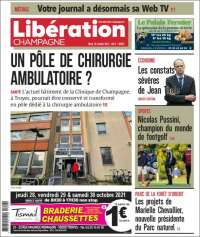 Portada de Libération Champagne (Francia)