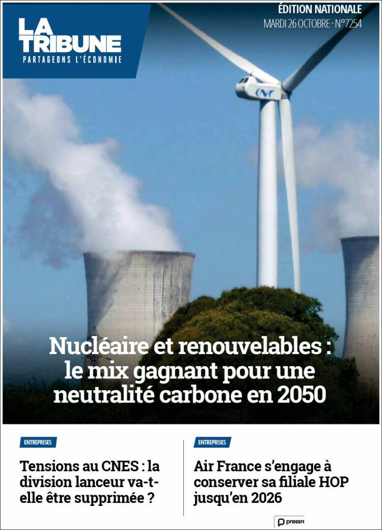 Portada de La Tribune (France)