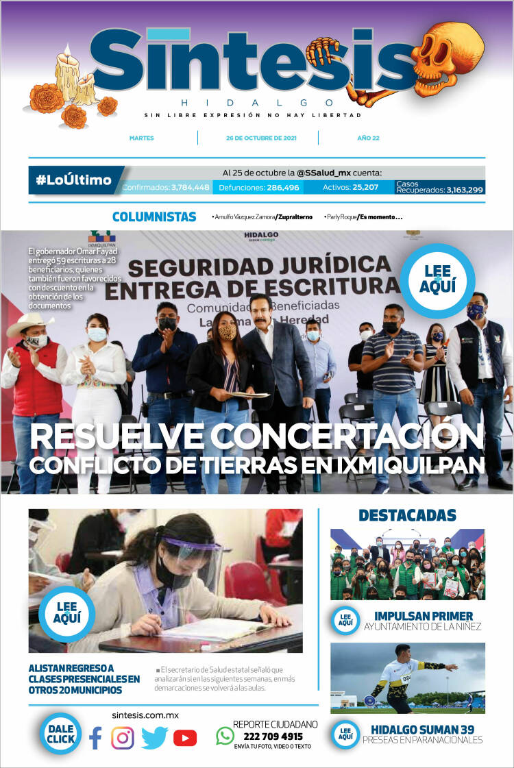 Portada de Sistesis - Hidalgo (México)