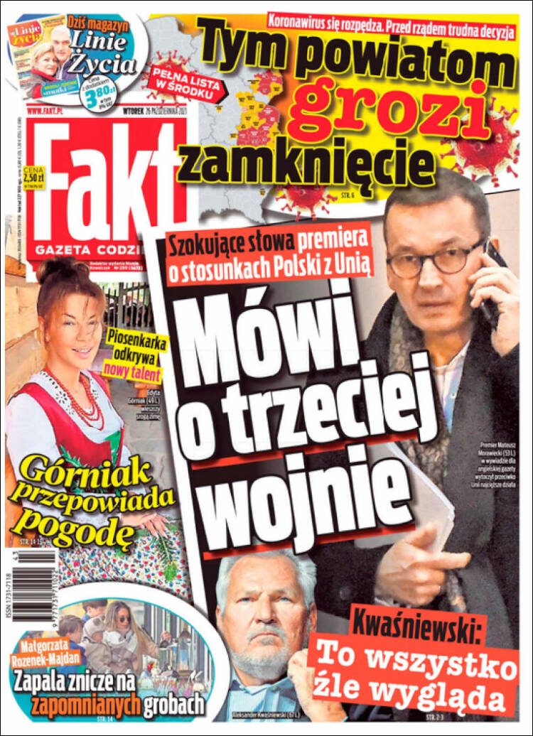 Portada de Fakt (Polonia)