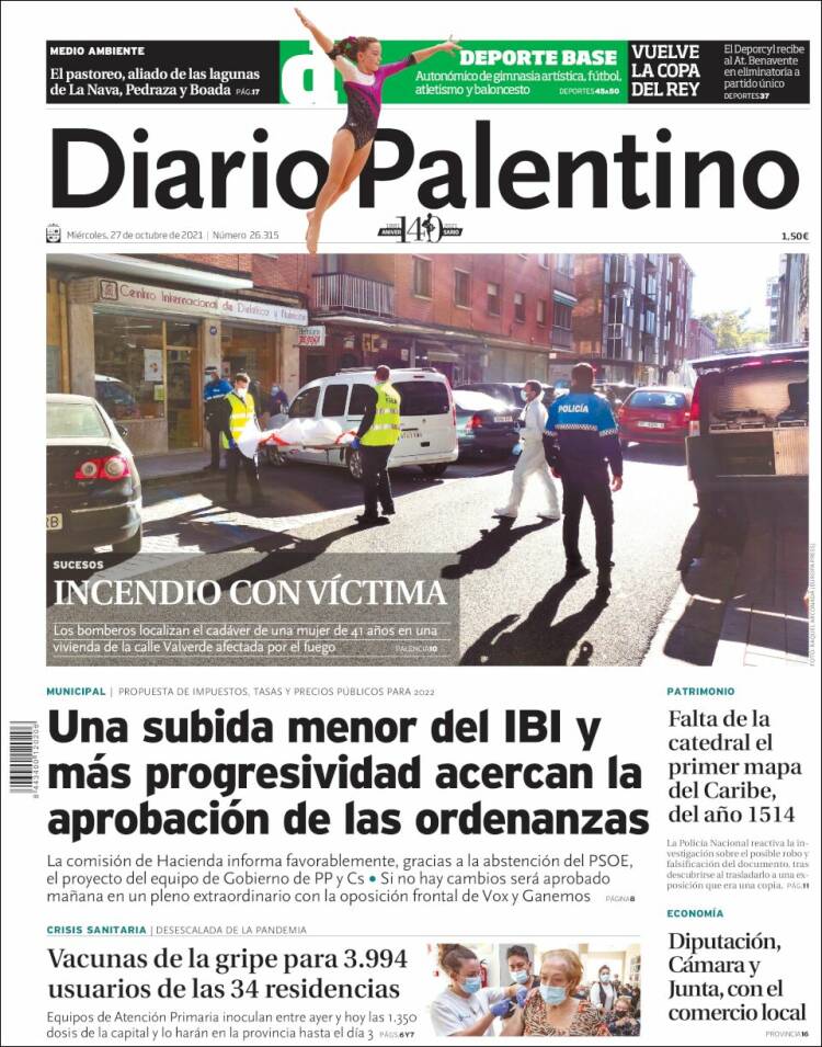 Portada de Diario Palentino (Espa&ntilde;a)