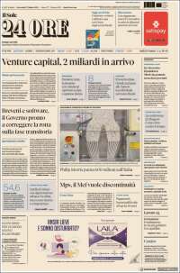 Portada de Il Sole 24 ORE (Italia)