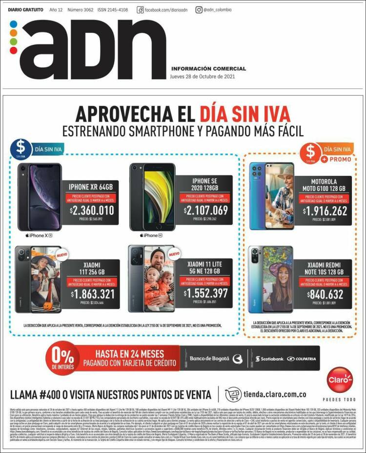 Portada de ADN - Medellín (Colombie)