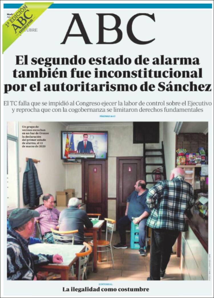 Portada de ABC (España)