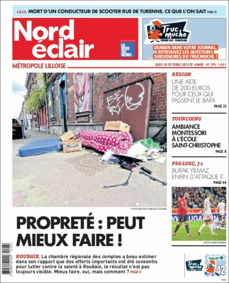 Portada de Nord Éclair (Francia)