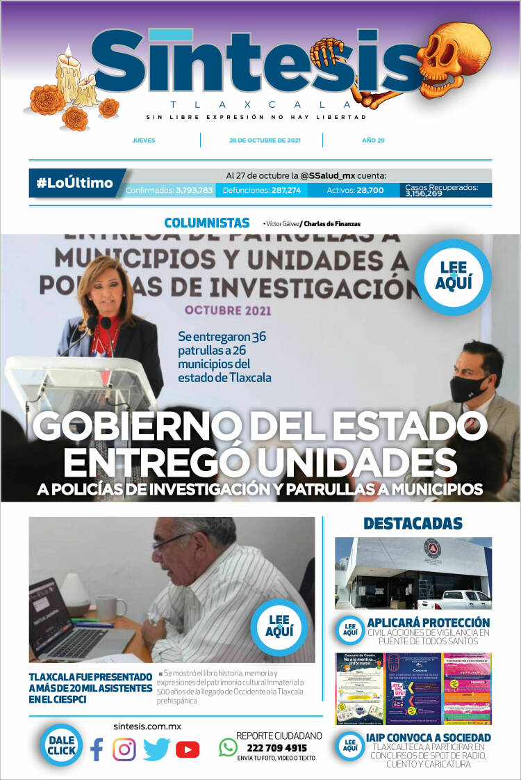 Portada de Síntesis de Tlaxcala (M&eacute;xico)