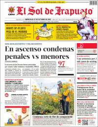 Portada de El Sol de Irapuato (M&eacute;xico)