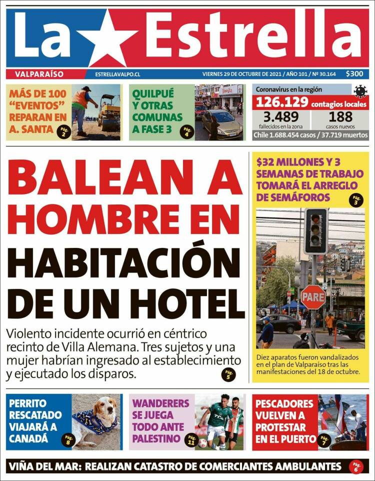 Portada de Estrella de Valparaiso (Chile)