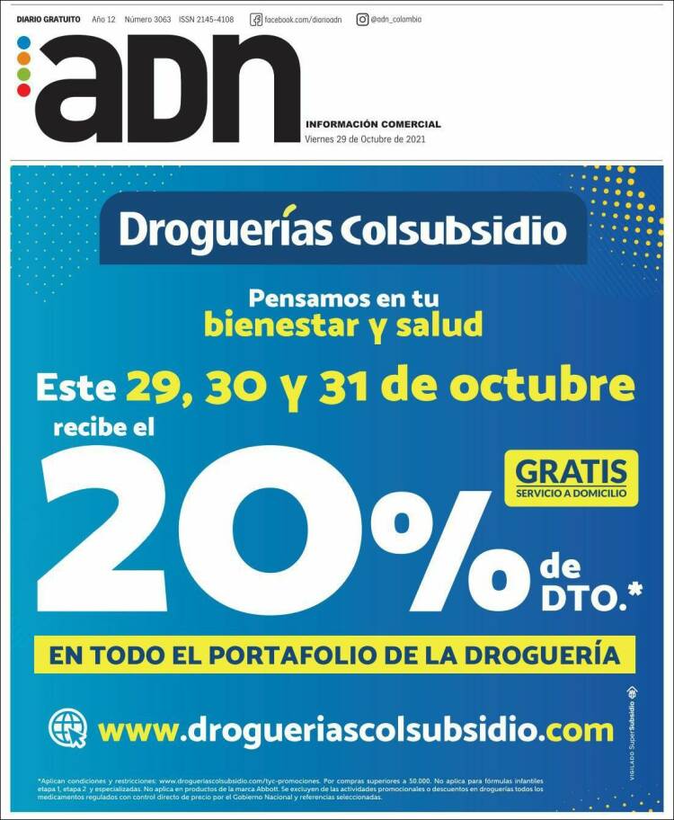 Portada de ADN - Cali (Colombia)