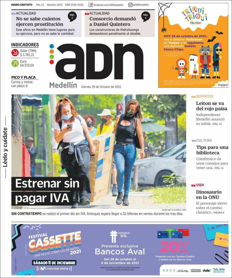 Portada de ADN - Medellín (Colombia)