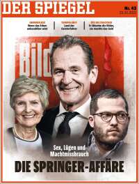 Portada de Der Spiegel (Allemagne)