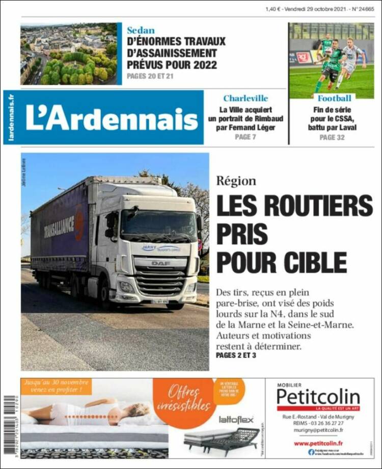 Portada de L'Ardenais (Francia)