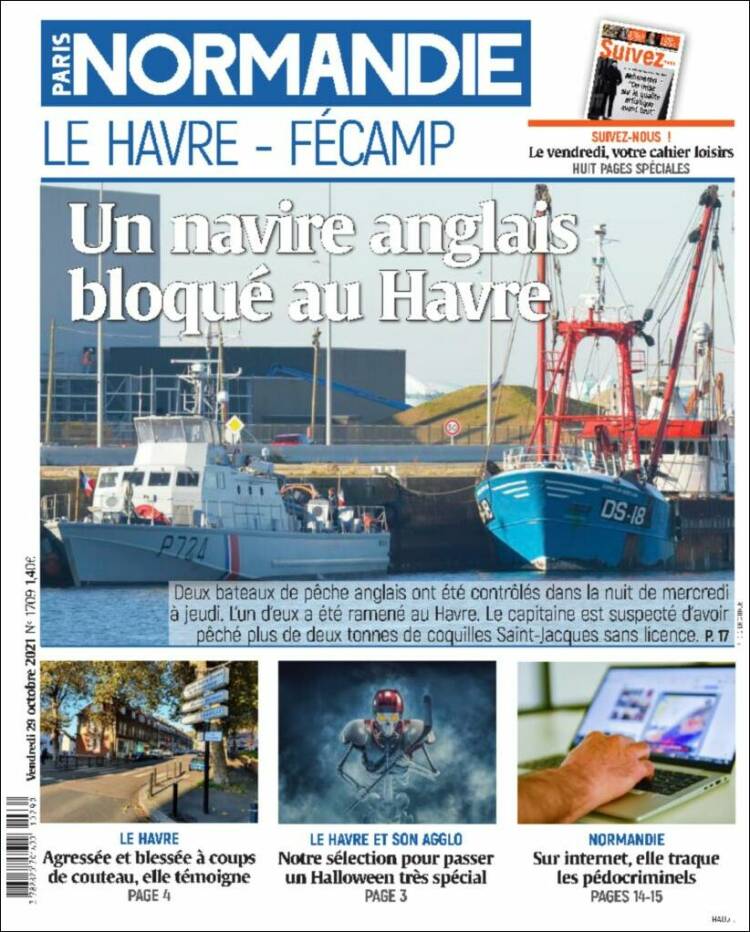Portada de Le Havre Libre (Francia)
