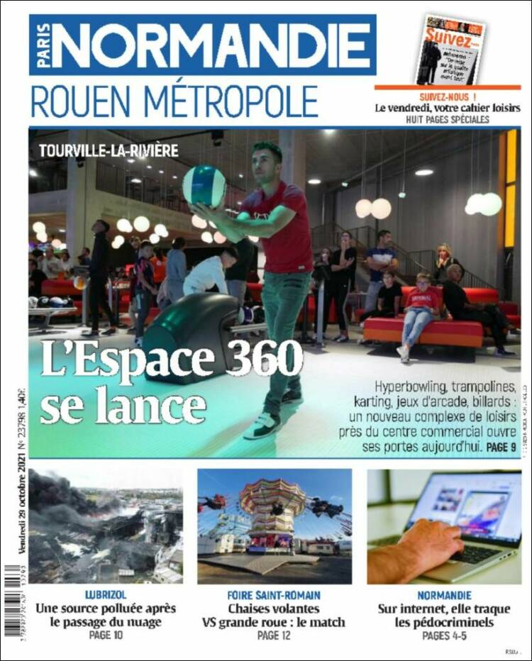 Portada de Paris Normandie (Francia)