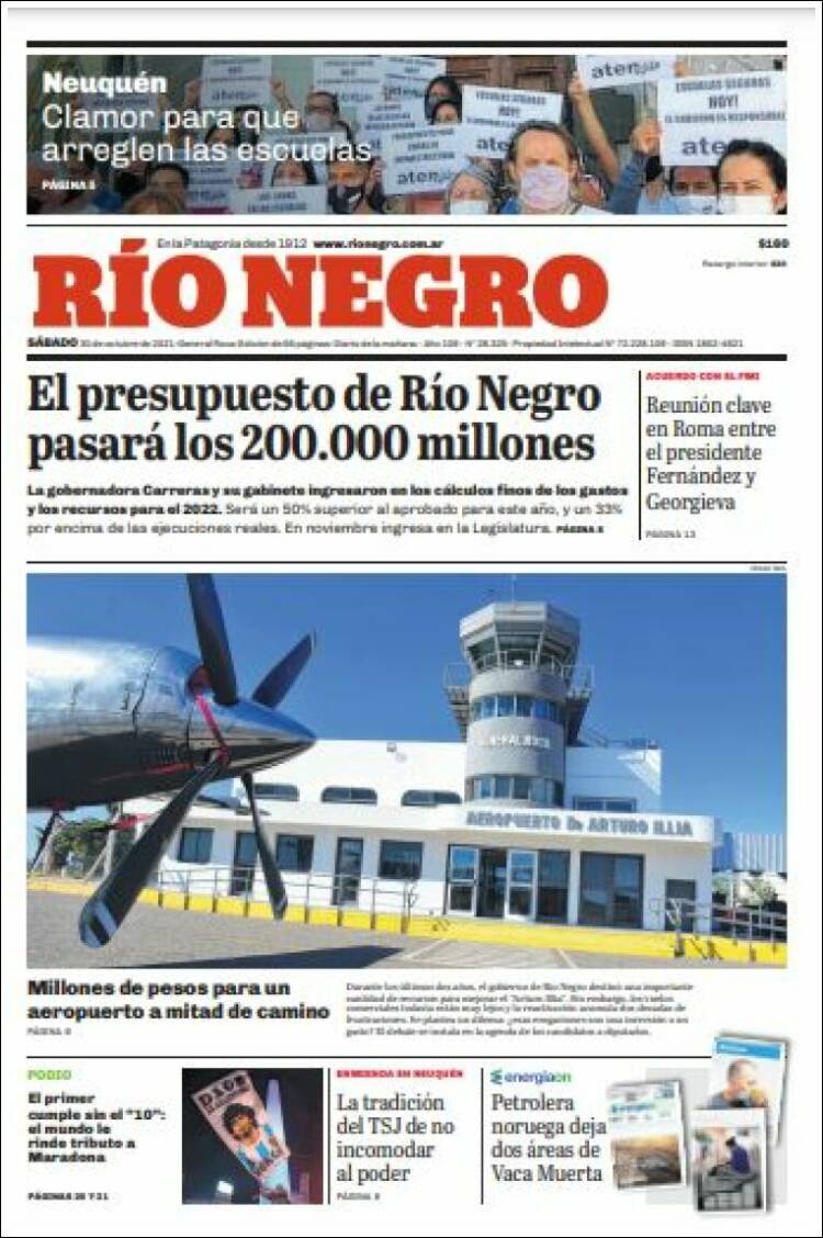 Portada de Rio Negro (Argentina)