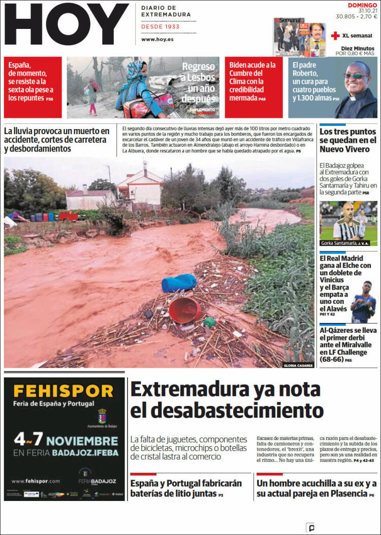 Portada de Hoy - Caceres (España)