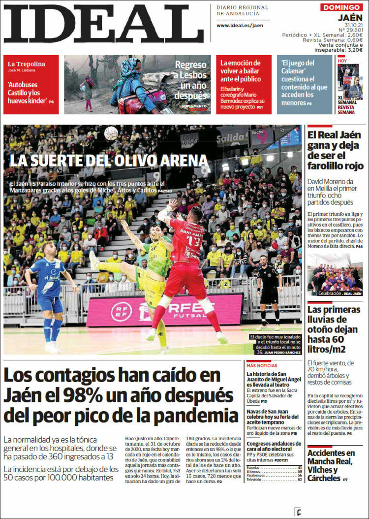 Portada de El Ideal de Jaén (España)