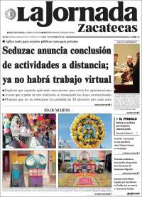 Portada de Jornada de Zacatecas (México)