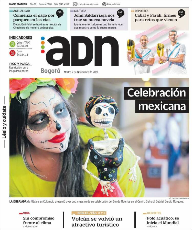 Portada de ADN - Bogotá (Colombia)